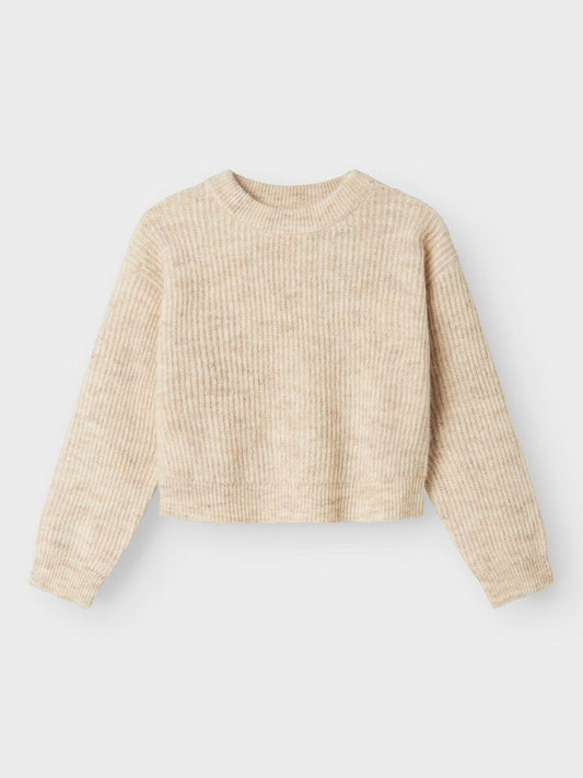 NKFHOLLY LS BOXY SHORT KNIT NOOS 
