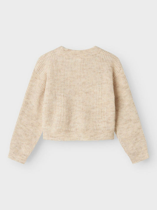 NKFHOLLY LS BOXY SHORT KNIT NOOS 