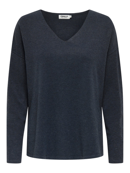 ONLAMALIO LIFE LS V-NECK KNT 