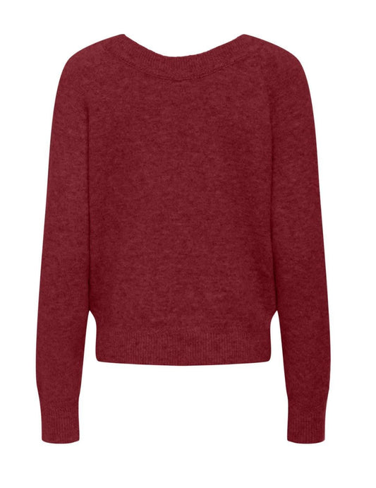 ONLRENE LIFE LS V-NECK REVERSIBEL CC KNT 