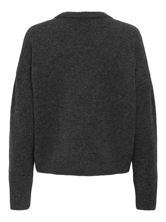 ONLRENATA LIFE LS O-NECK BLING KNT 