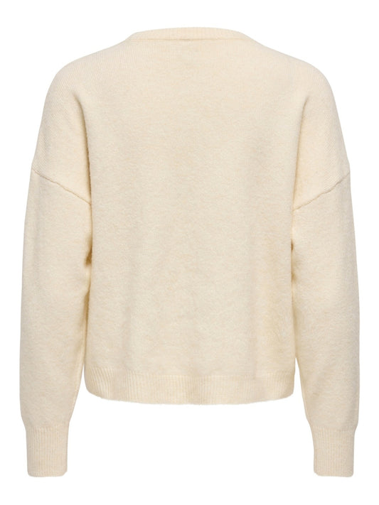 ONLRENATA LIFE LS O-NECK BLING KNT 