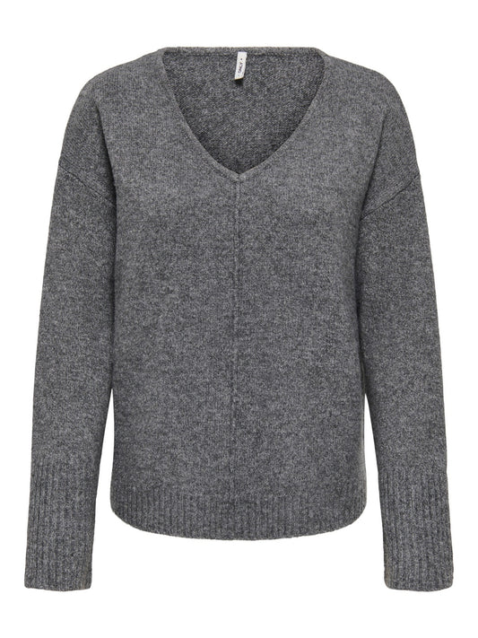 ONLWHITNEY LIFE LS V-NECK KNT 