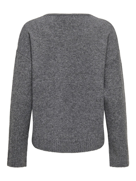 ONLWHITNEY LIFE LS V-NECK KNT 