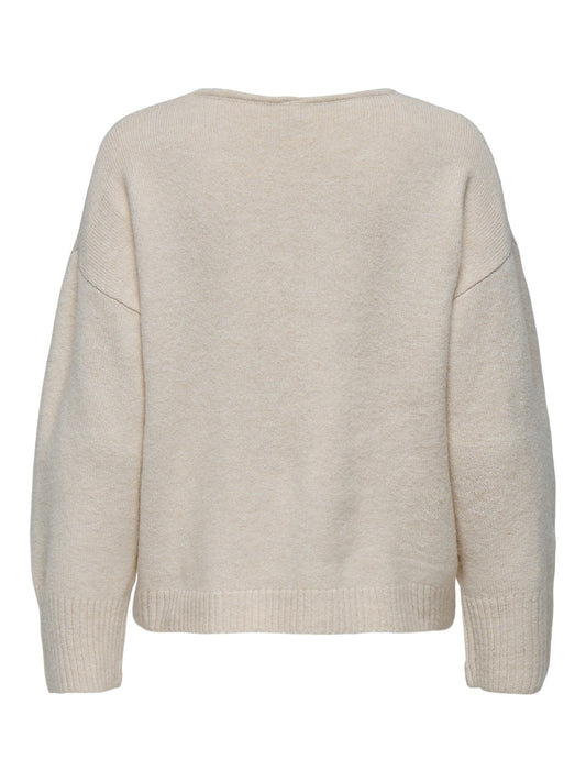 ONLWHITNEY LIFE LS V-NECK KNT 