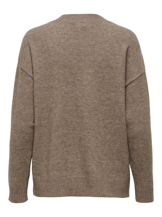ONLHOUSTON LS CARDIGAN V-NECK KNT 
