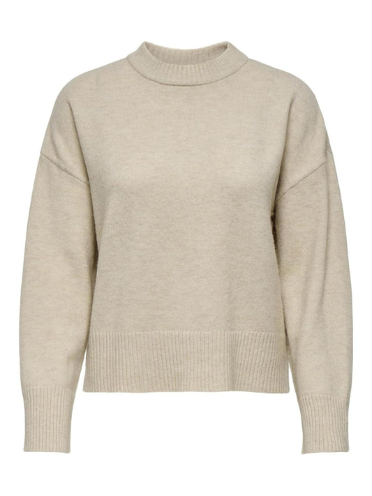 ONLHOUSTON LS O-NECK KNT 
