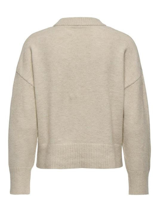 ONLHOUSTON LS O-NECK KNT 