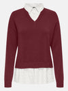 ONLDAGMAR LS COLLAR MIX KNT 