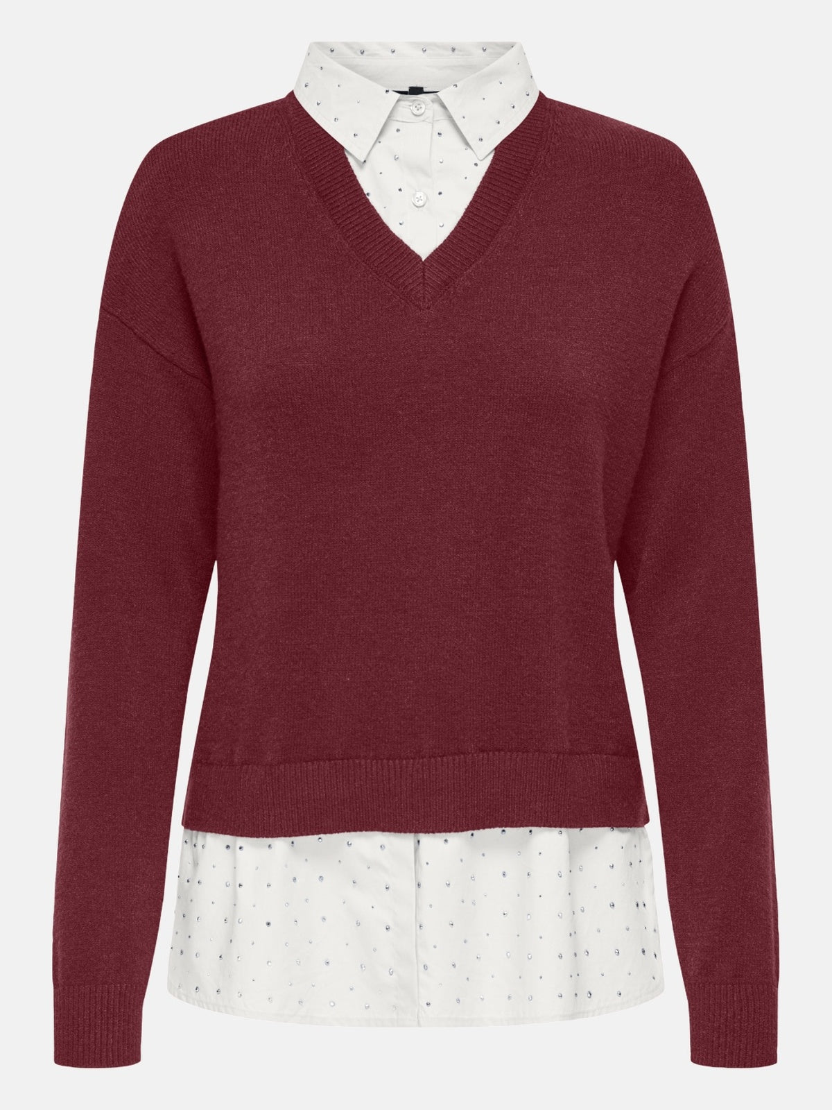 ONLDAGMAR LS COLLAR MIX KNT 