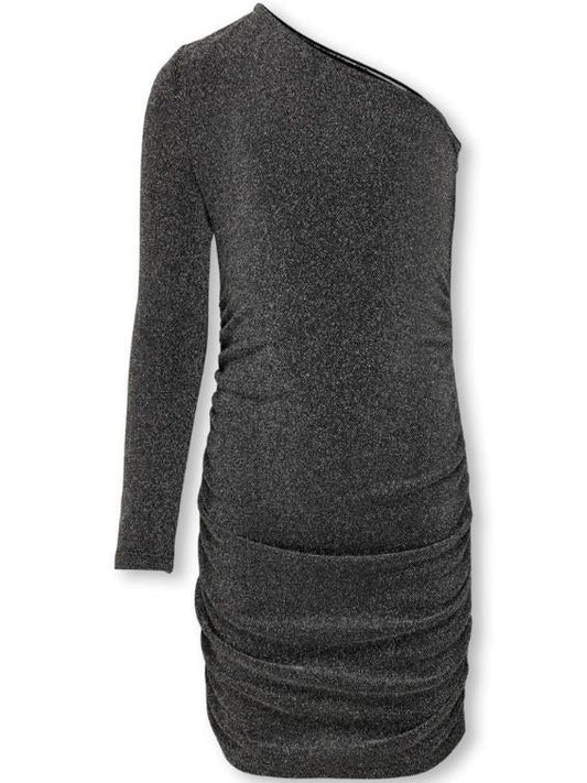 KOGQUEEN ONESHOULD GLITTER DRESS BF JRS 