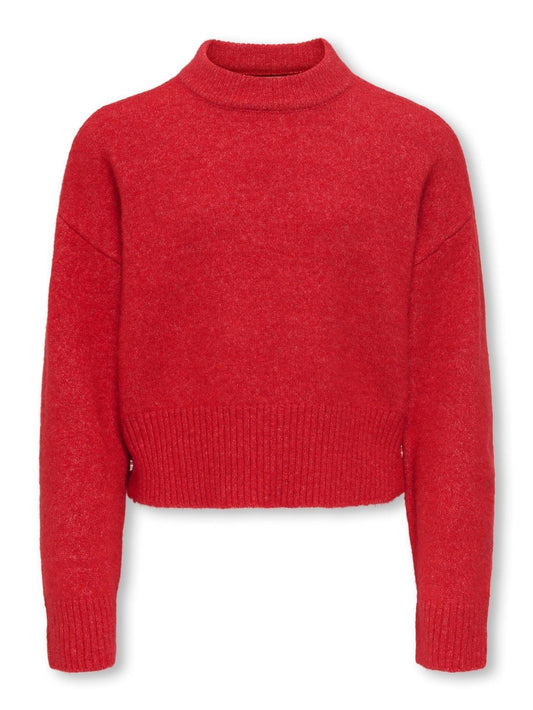 KOGRENE LIFE LS BUTTON O-NECK CP KNT 