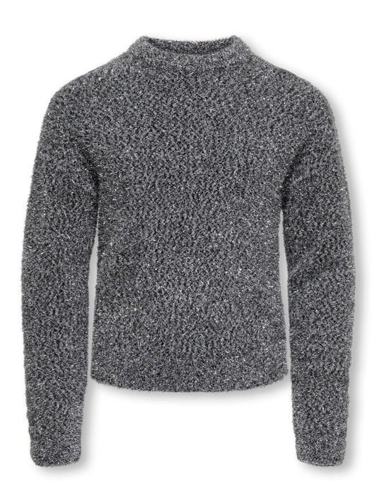 KOGPIUMO GLITTER L/S O-NECK KNT 