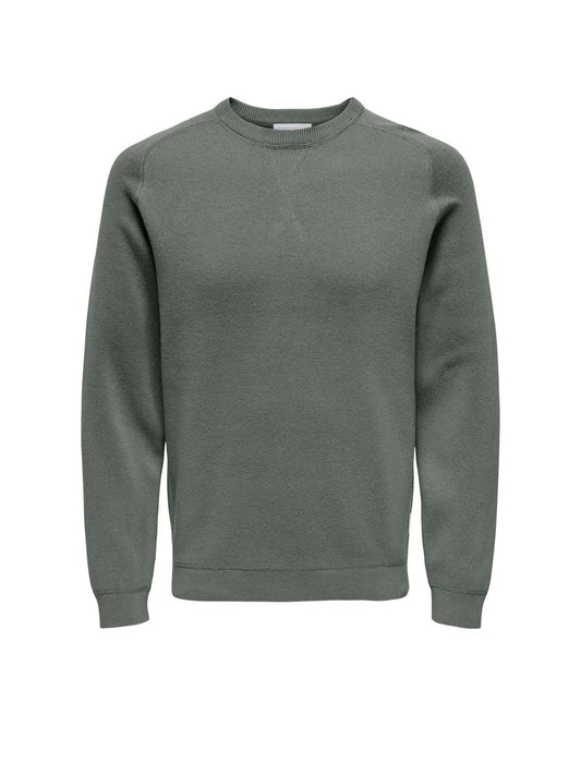 ONSPIN REG 12 CREW KNIT 
