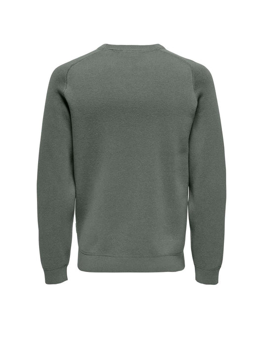 ONSPIN REG 12 CREW KNIT 