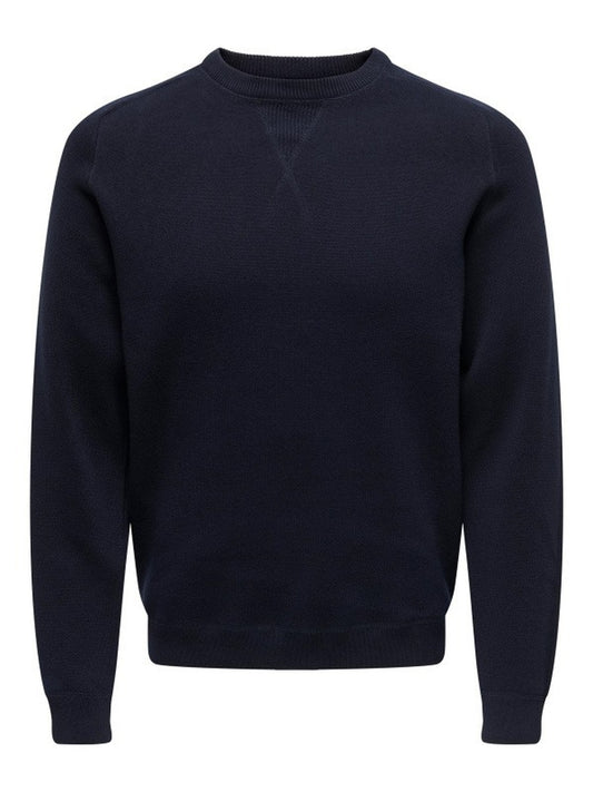 ONSPIN REG 12 CREW KNIT 