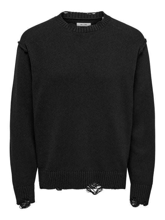 ONSTUNE RLX LS CREW NECK KNIT LIFE 