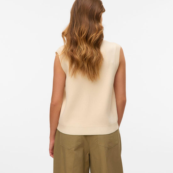 VMSABA SL V-NECK BUTTON VEST 
