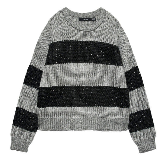 VMSPARKLE LS O-NECK PULLOVER 