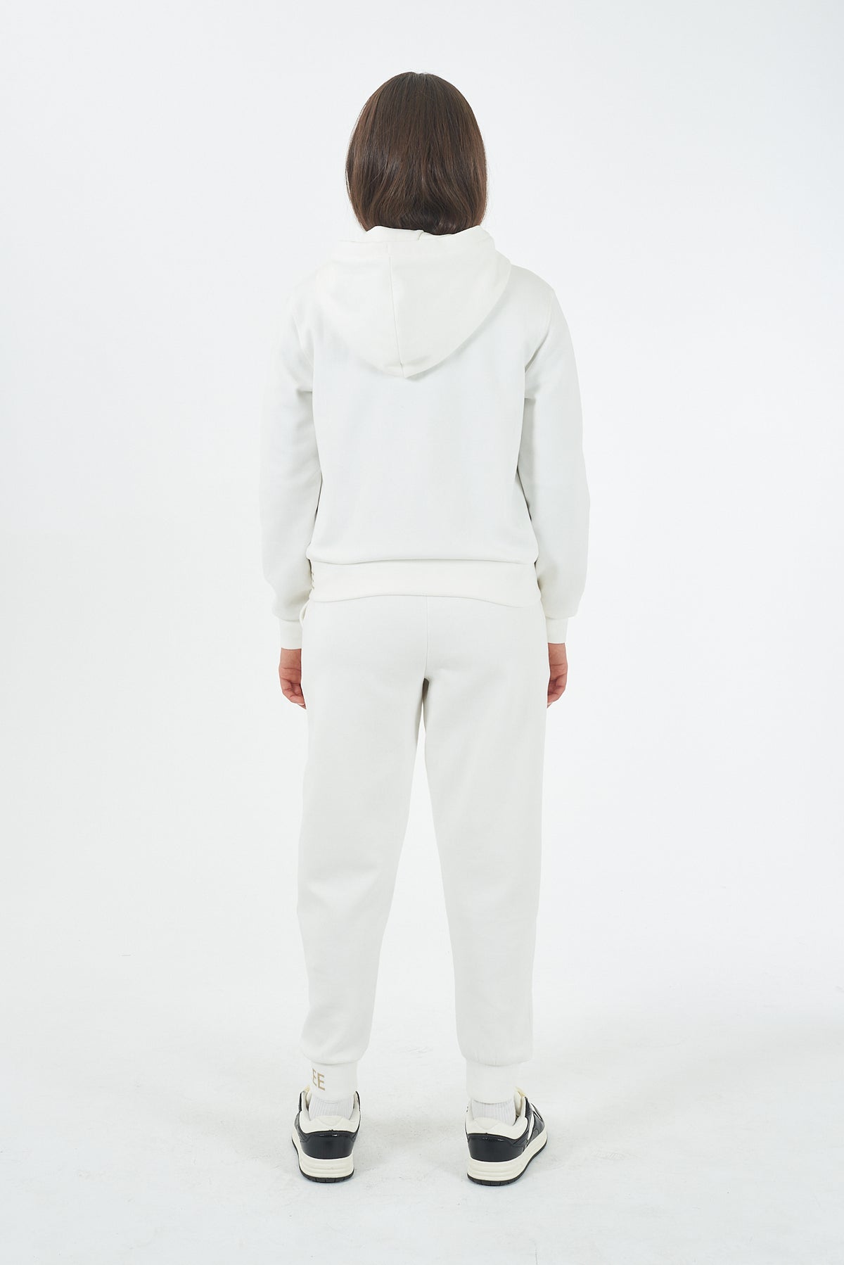 FELPA DONNA FULLZIP IN PUNTO MILANO, CAPPUCCIO 