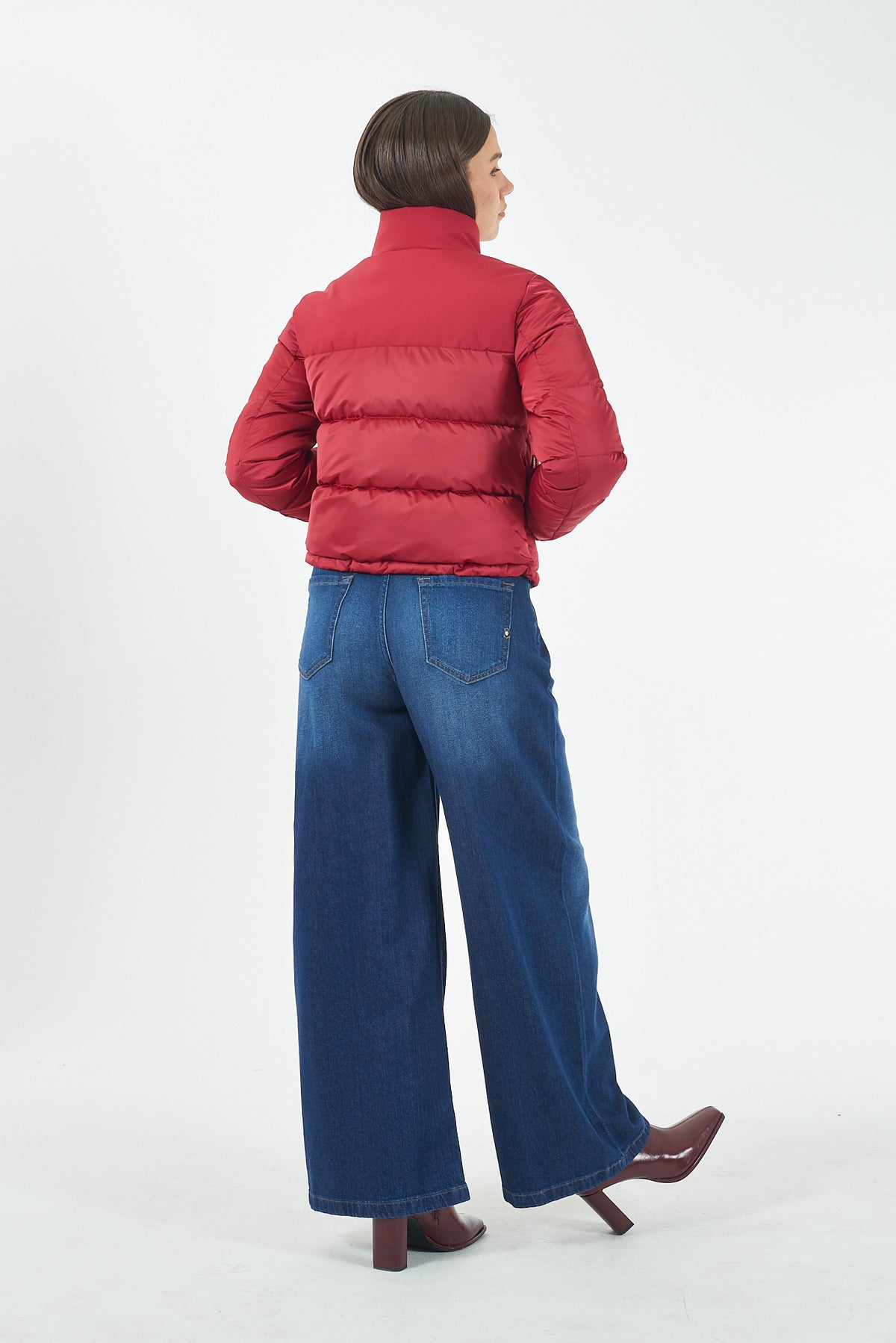 GIUBBINO DONNA CROP,OVER CON PARTI IN SOFTSHELL 