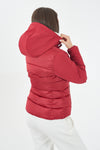 GIUBBINO DONNA TRAPUNTATO,FINTO GILET STACCABIL 