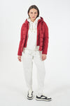 GIUBBINO DONNA TRAPUNTATO,FINTO GILET STACCABIL 