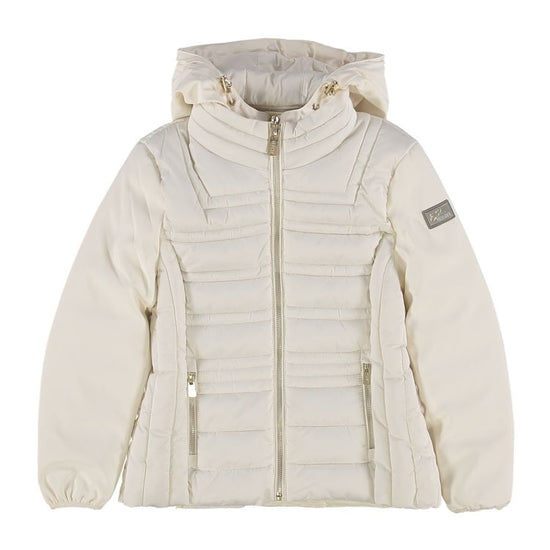 GIUBBINO BIMBA TRAPUNTATO,FINTO GILET STACCABIL 