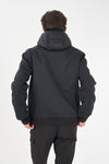 GIUBBINO UOMO BOMBER CON FINTO GILET STACCABILE 