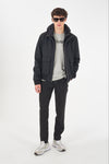GIUBBINO UOMO BOMBER CON FINTO GILET STACCABILE 