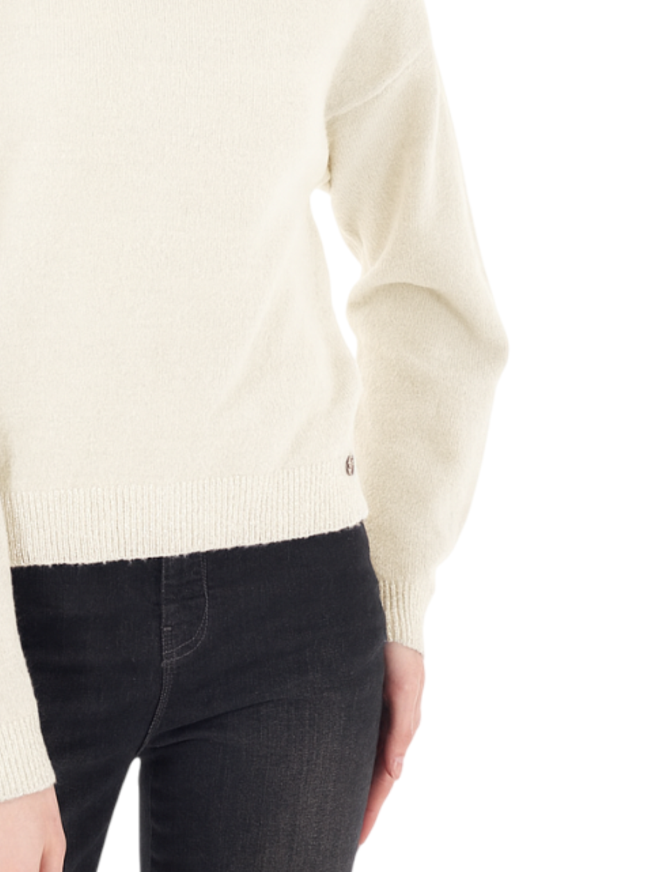 MAGLIA DONNA LUPETTO CROPPED 