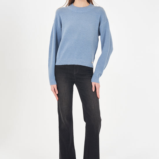 MAGLIA DONNA LUPETTO CROPPED 