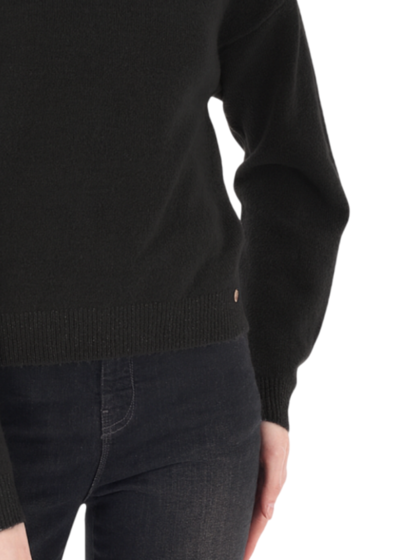 MAGLIA DONNA LUPETTO CROPPED 