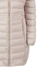 CAPPOTTO BIMBA TRAPUNTATO CON CAPPUCCIO 