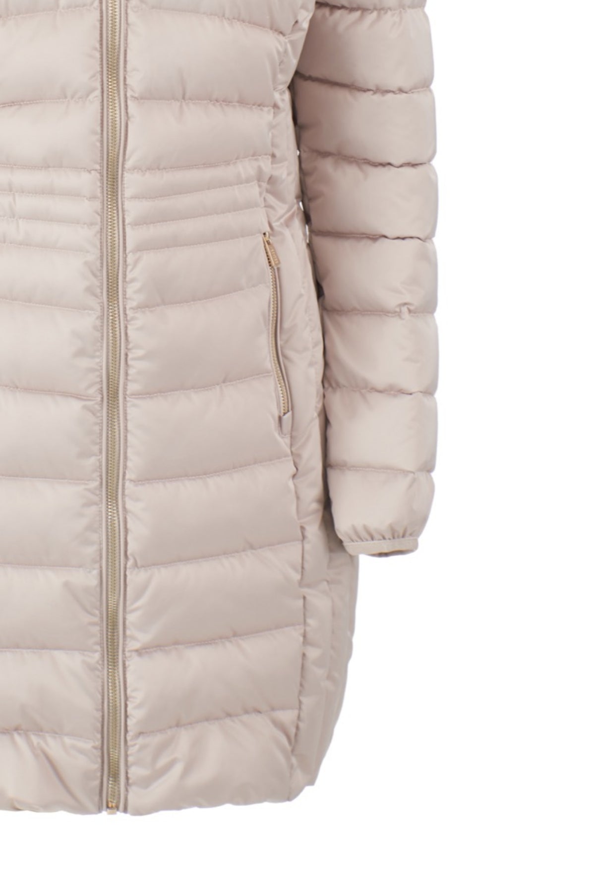 CAPPOTTO BIMBA TRAPUNTATO CON CAPPUCCIO 