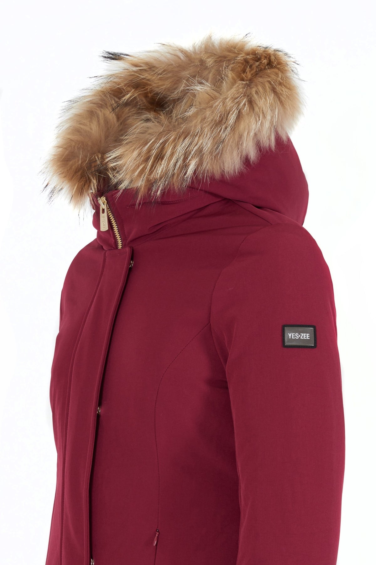 CAPPOTTO BIMBA TIPO PARKA, CAPPUCCIO CON PELO 