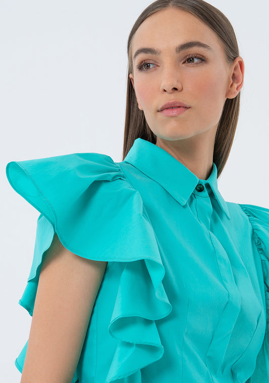 SHIRT TURQUOISE 