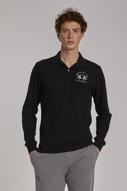 MAN POLO L/S PIQUET STRETCH 