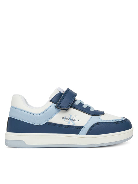 SNEAKER BASSA LACCI/VELCRO 