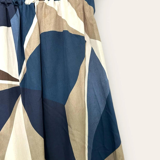 Pantagonna in fantasia geometrica, elastico retro vita 