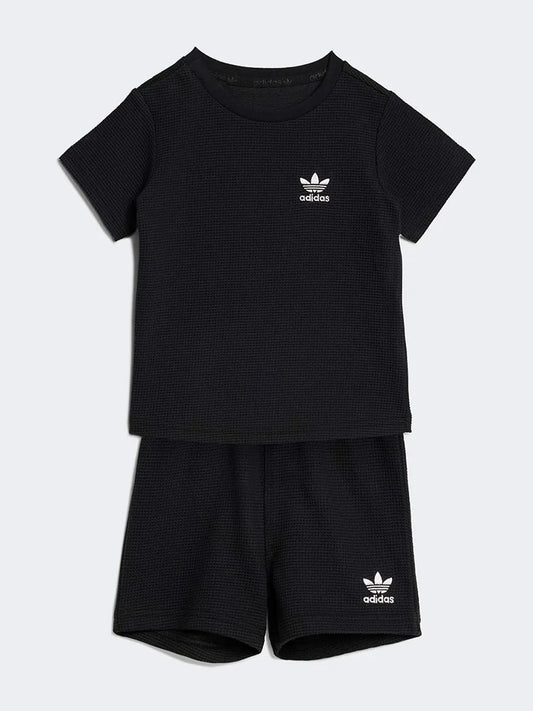 SHORT TEE SET       BLACK 