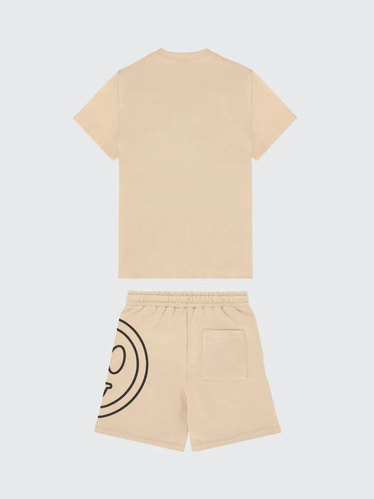 SET JERSEY REGULAR DROP SHOULDER T-SHIRT/BERMUDA 