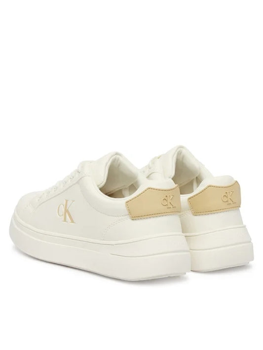 SNEAKER BASSA ALLACCIATA BIANCO/NERO 