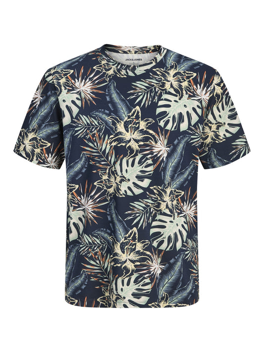 JJHONOLULU AOP TEE SS CREW NECK 