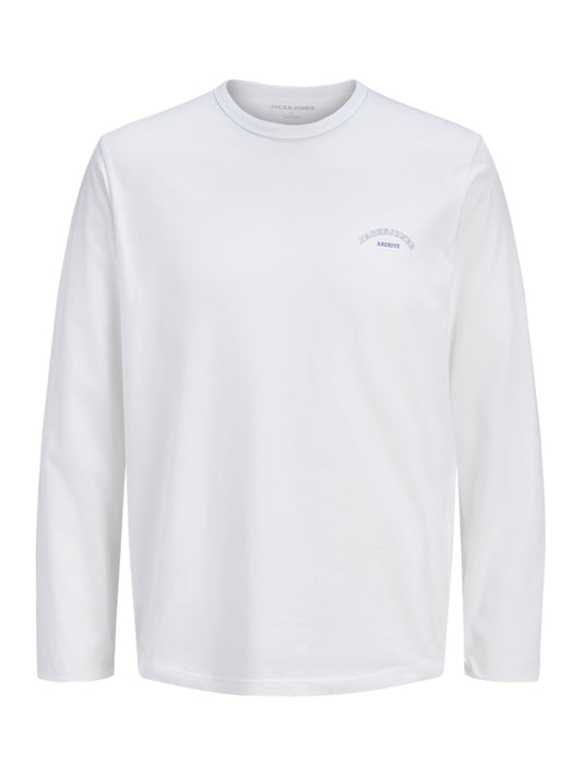 JJCOLLEGE LOGO TEE LS CREW NECK 
