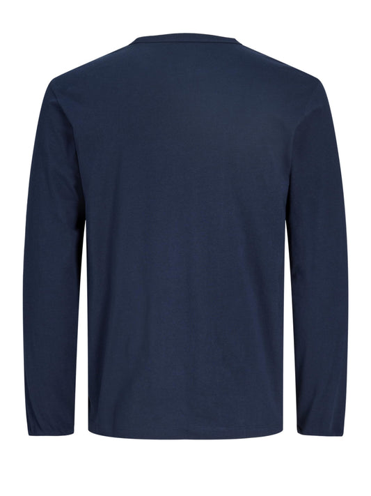 JJCOLLEGE LOGO TEE LS CREW NECK 