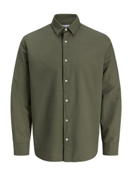 JJEBREEZE LINEN BLEND SHIRT L/S SN 