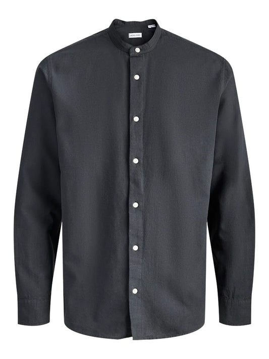 JJEBREEZE LINEN BLEND BAND SHIRT L/S SN 