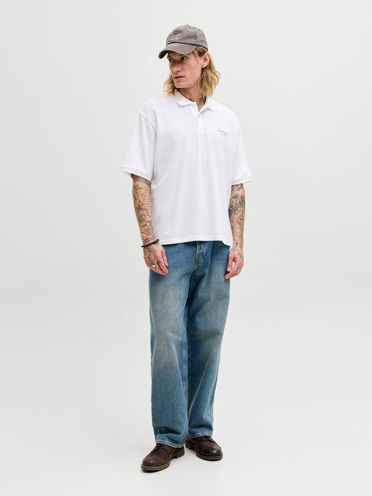 JJEARCHIVE GRAPHIC POLO SS LN 