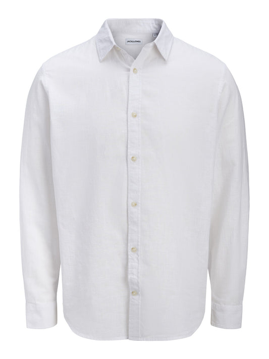 JJESUMMER LINEN BLEND SHIRT L/S SN 